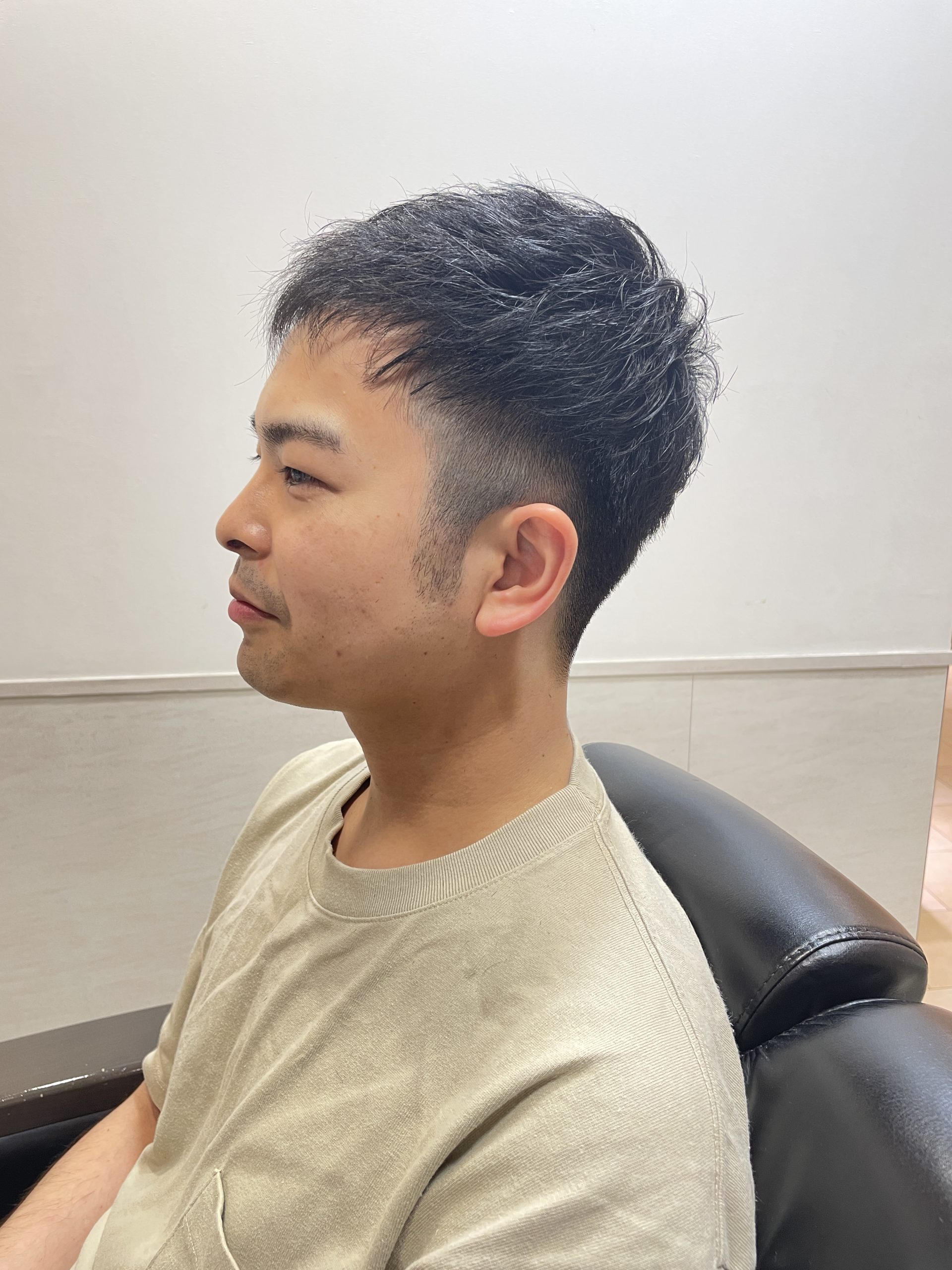 築地駅ツーブロックビジネススタイルベリーショート爽やか短髪