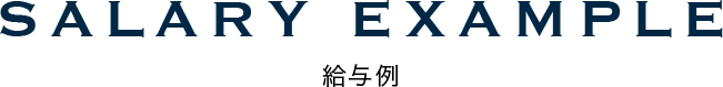 SALARY 給与例
