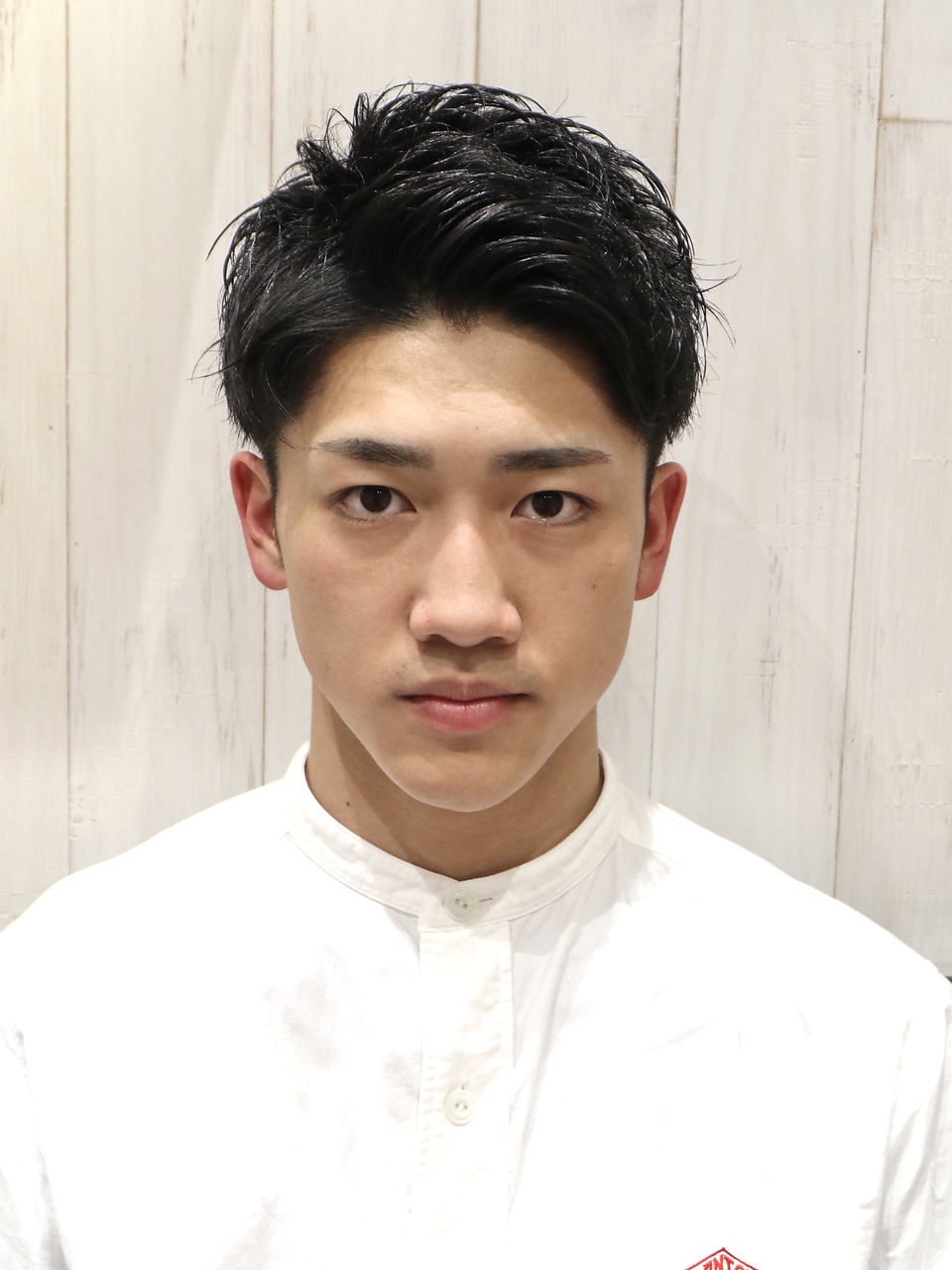 【ヨシザワ横浜】濡れくせ毛風アイロンパーマアップバング