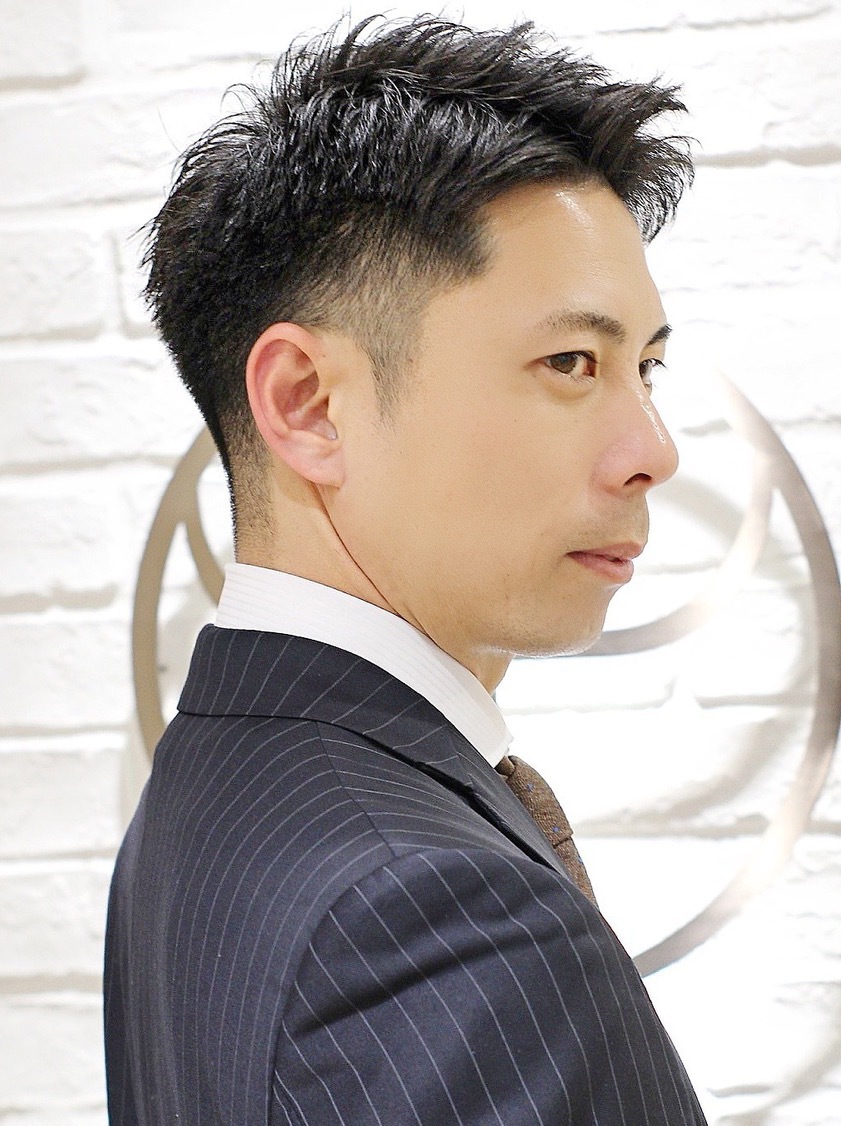 【ヨシザワ横浜】 30代40代ビジネスショート刈り上げアップバング
