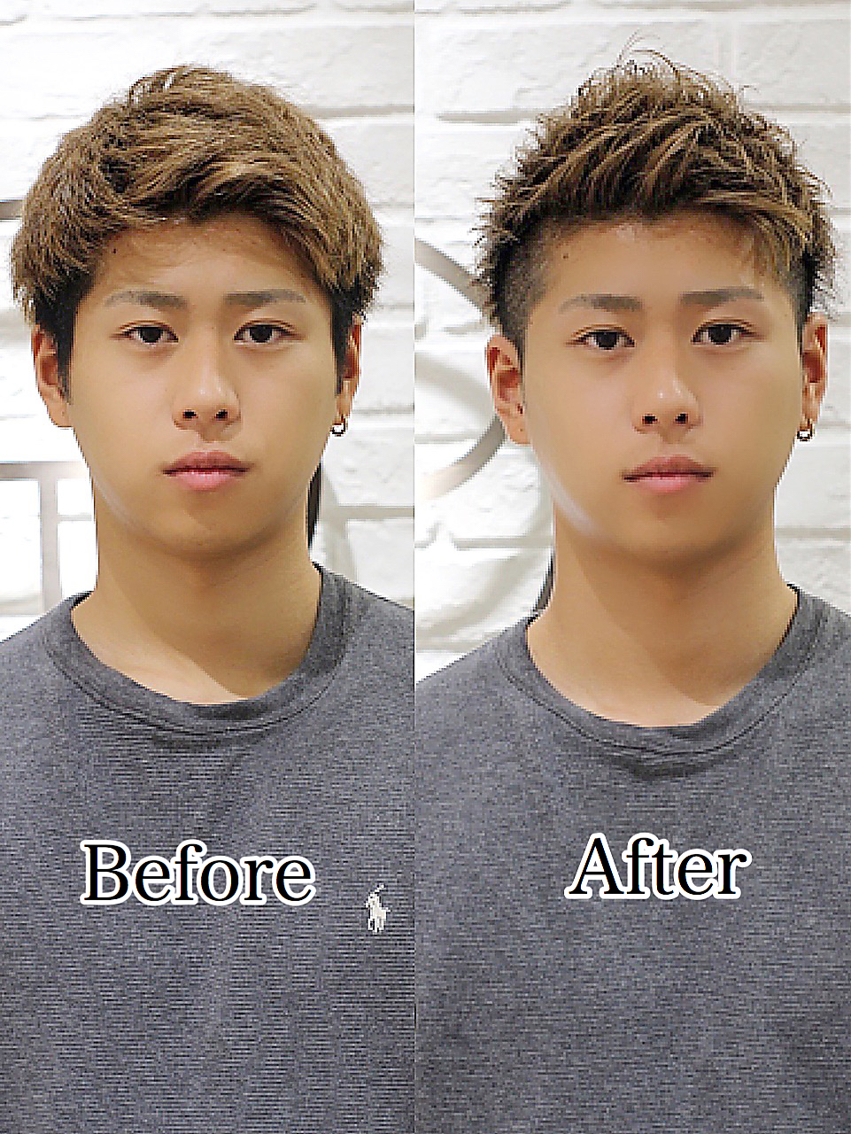 【ヨシザワ横浜】ビフォーアフター10代20代ツーブロカジュアル