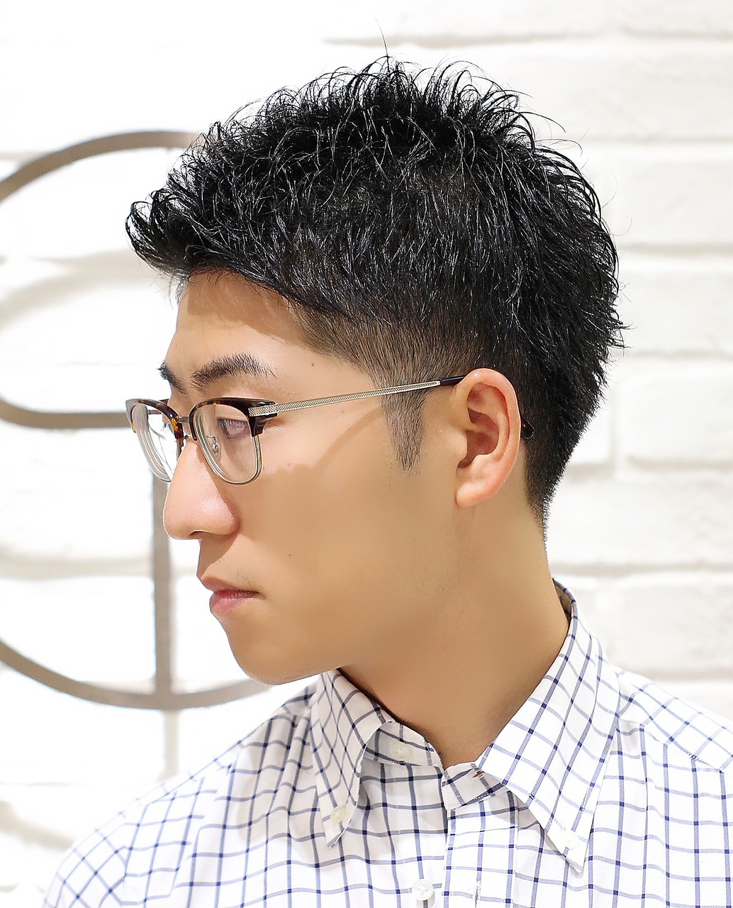 【ヨシザワ横浜】クセ毛ツーブロックビジネス刈り上げ