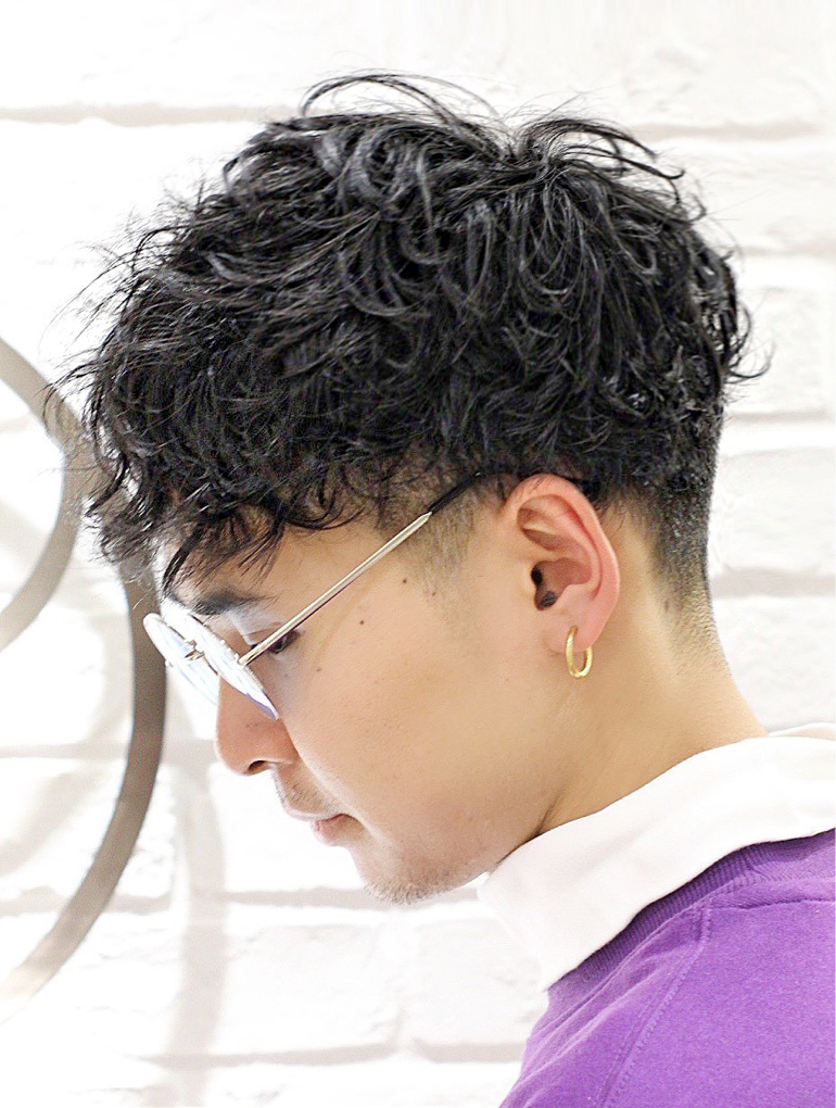 【ヨシザワ横浜】カジュアルハードパーマ無造作刈り上げ