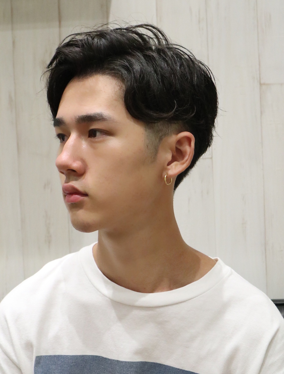 【ヨシザワ横浜】くせ毛リバースアップバングショート