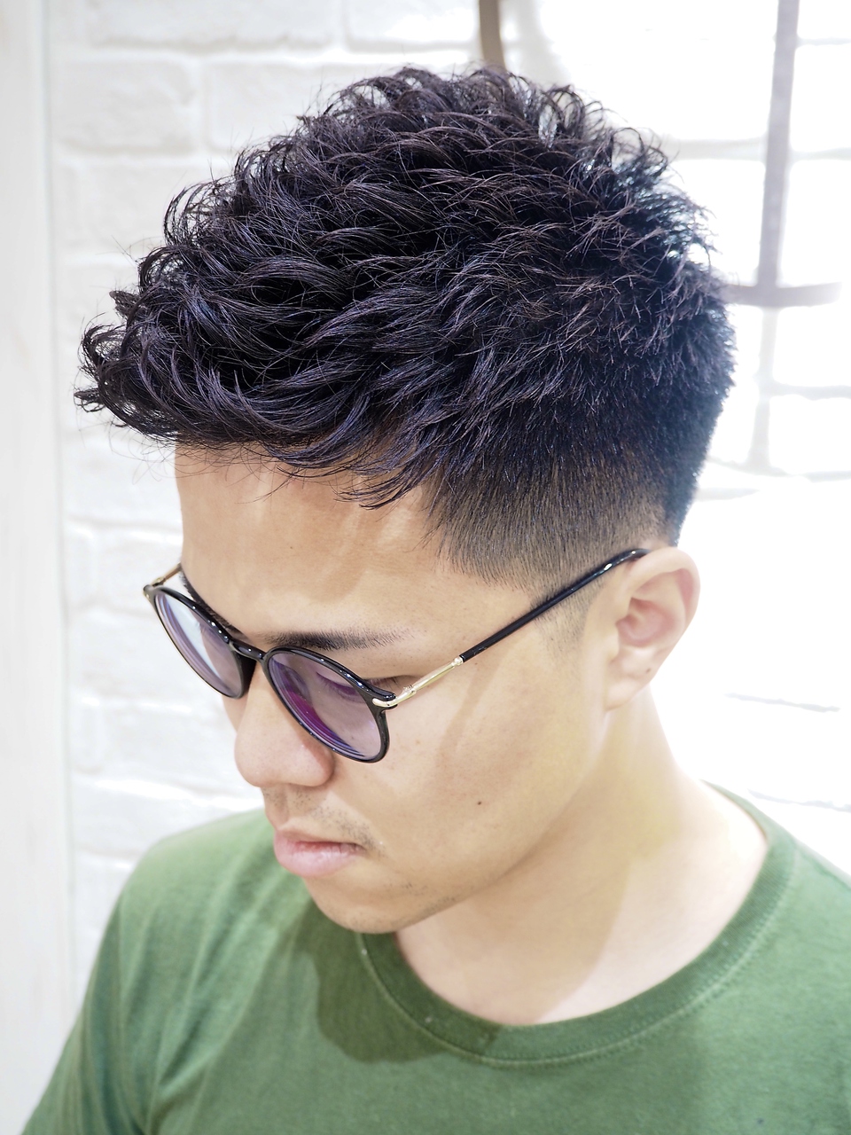 【ヨシザワ横浜】リバースパーマ×ジェットモヒカン×フェード