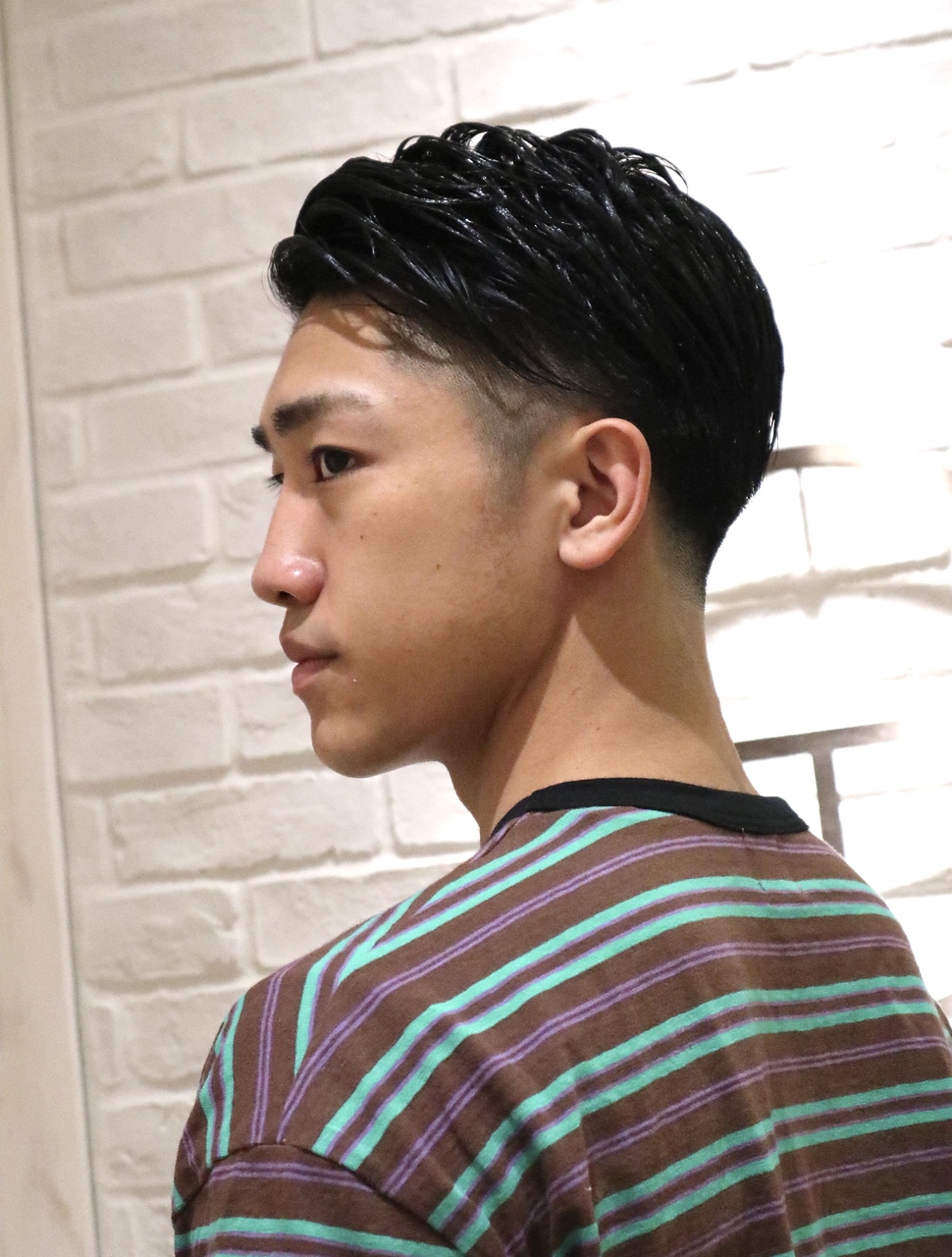 【ヨシザワ横浜】ツーブロフェード七三ビジネス