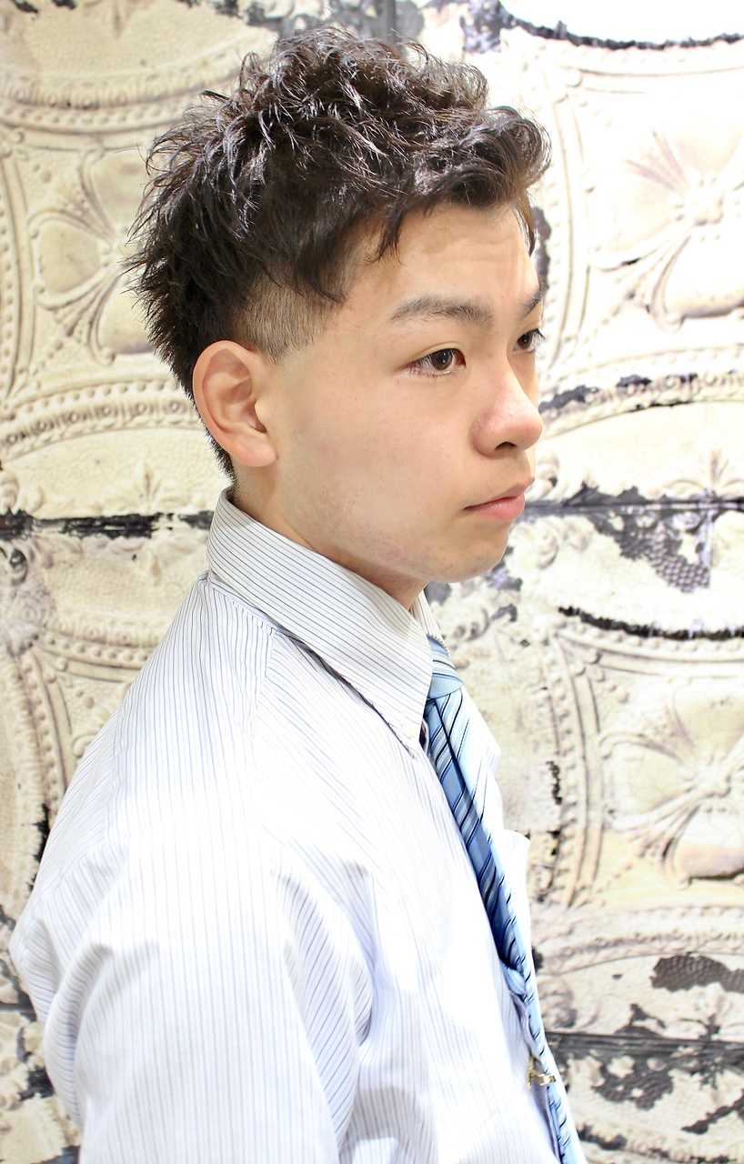 【ヨシザワ横浜】アップバンクビジネスツーブロックカールパーマ