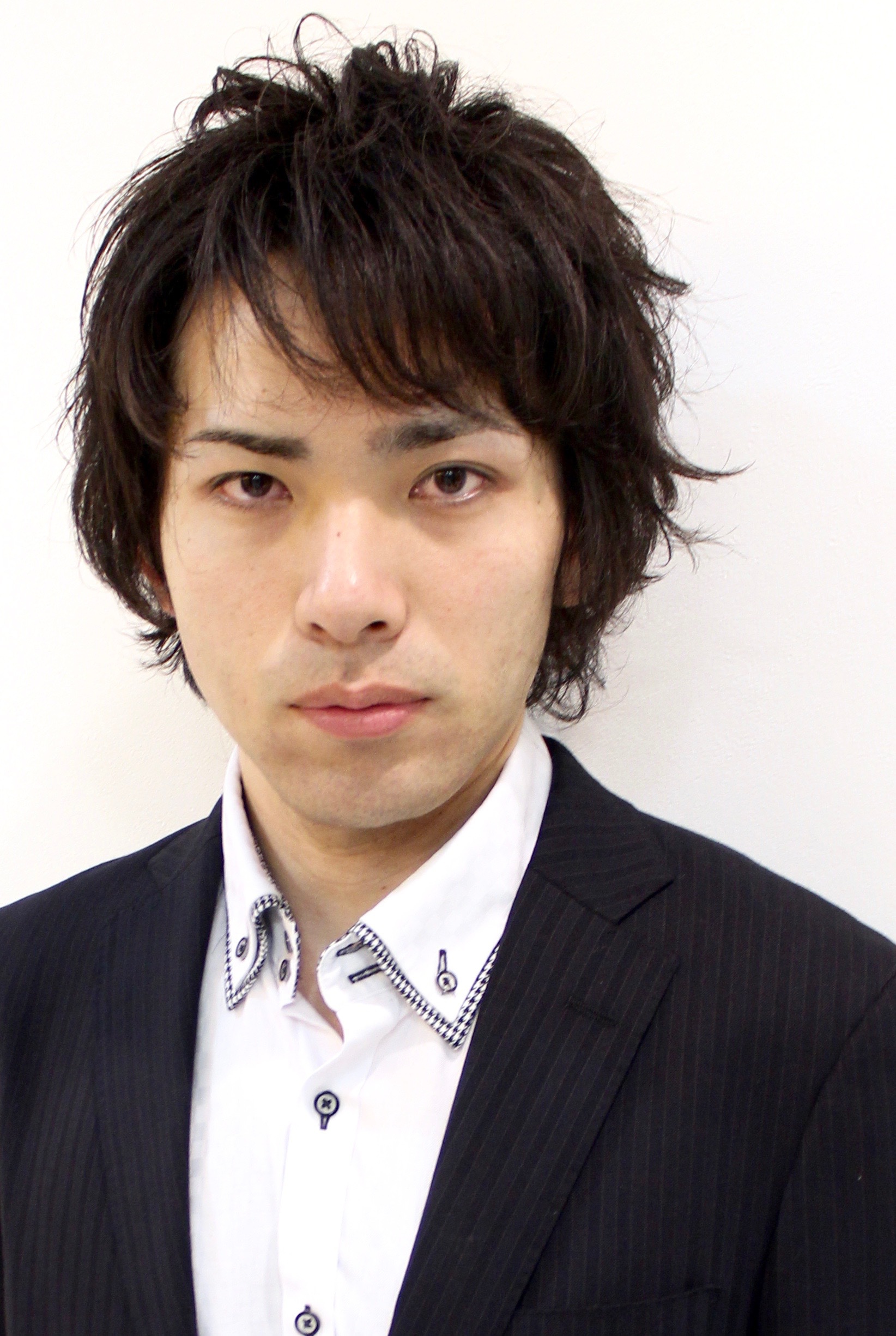 【ヨシザワ横浜】ビジネスミディアム黒髪パーマ