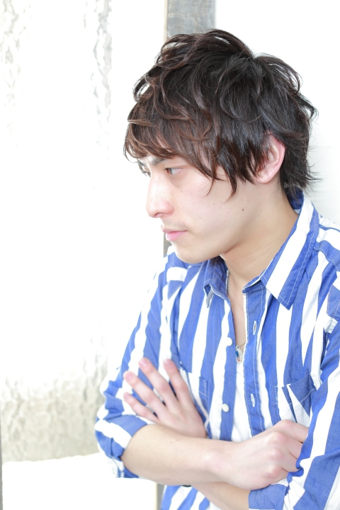 【ヨシザワ横浜】ニュアンスパーマメンズウルフショート