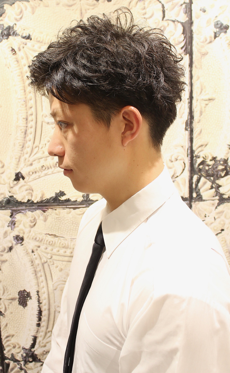 【ヨシザワ横浜】ビジネスサイドパーマ刈り上げ