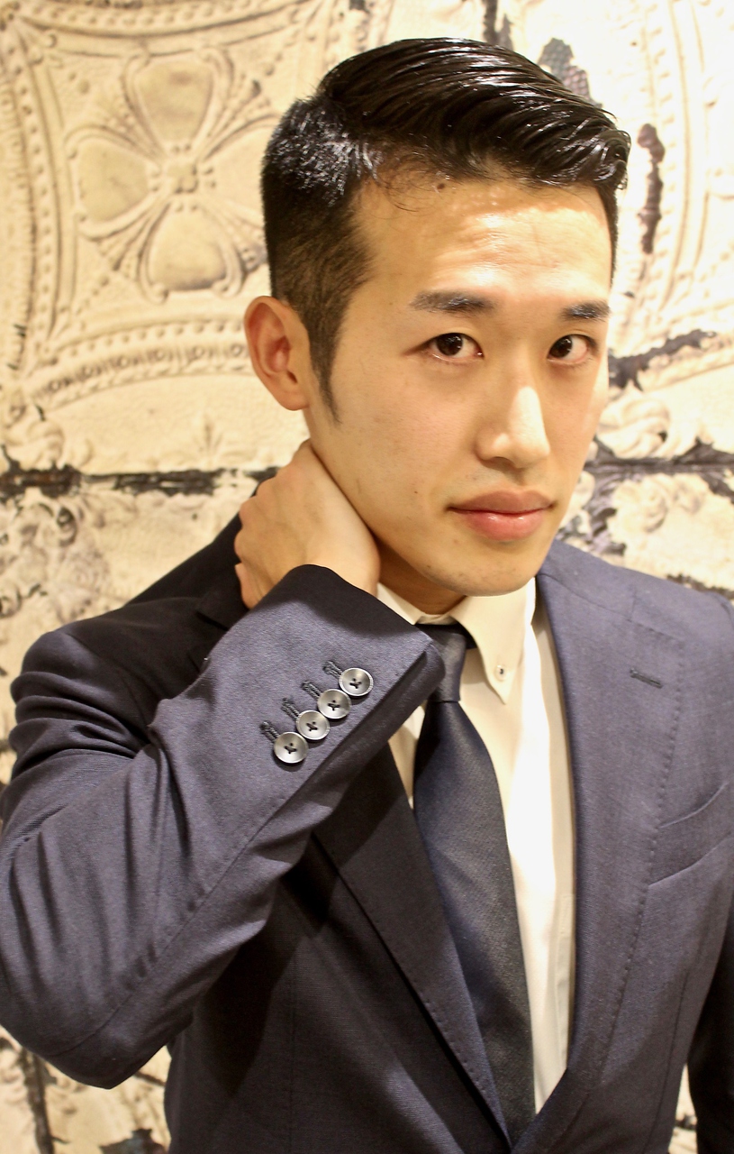 【ヨシザワ横浜】刈り上げ七三ビジネススタイル