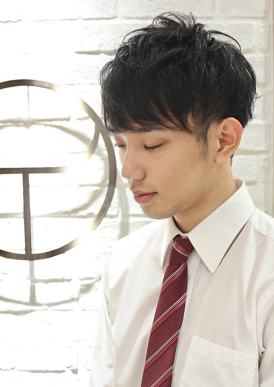 【ヨシザワ横浜】ビジカジツーブロックマッシュ爽やかパーマ