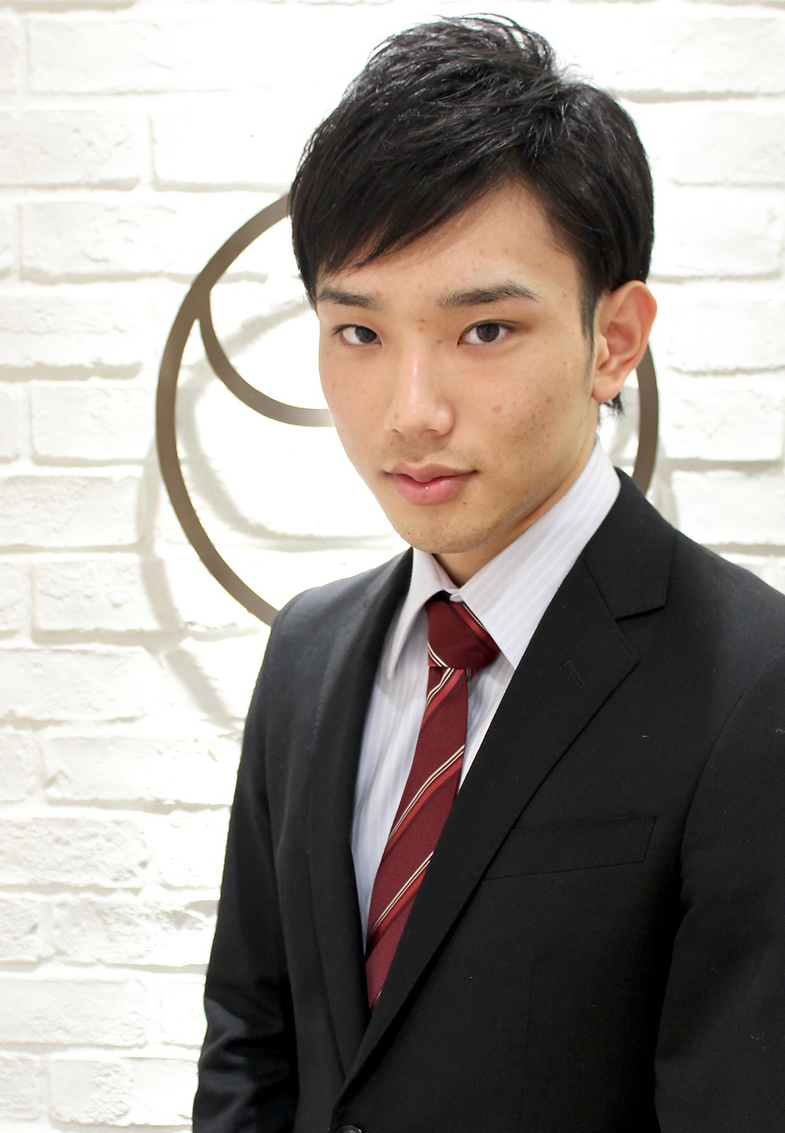 【ヨシザワ横浜】ビジネスショート黒髪ツーブロックパーマ