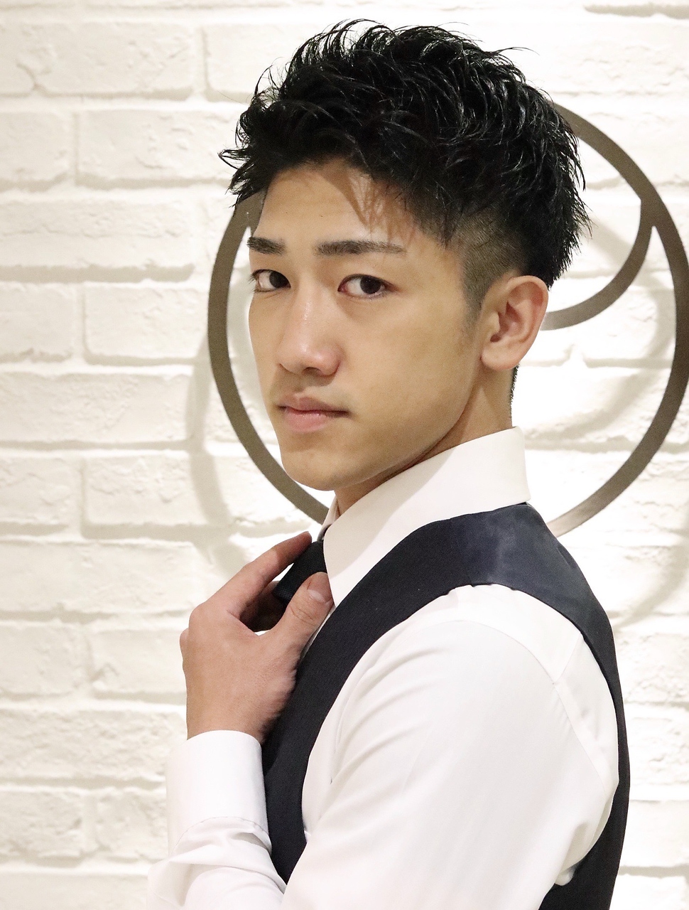 20代30代ビジネスツーブロックアップバング