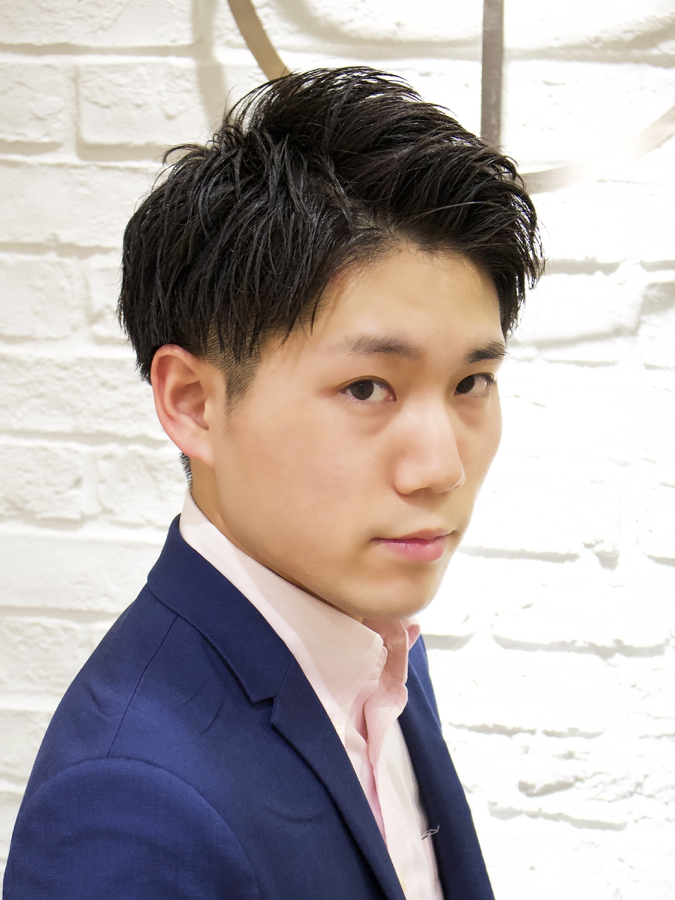 【ヨシザワ横浜】王道アップバングビジネスショート