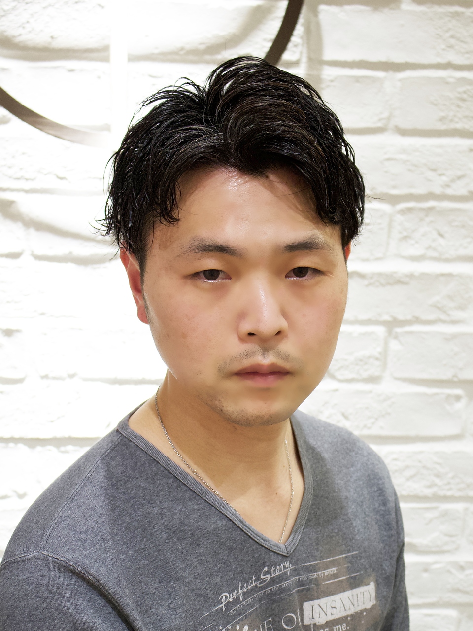 【ヨシザワ横浜】黒髪大人センターパート