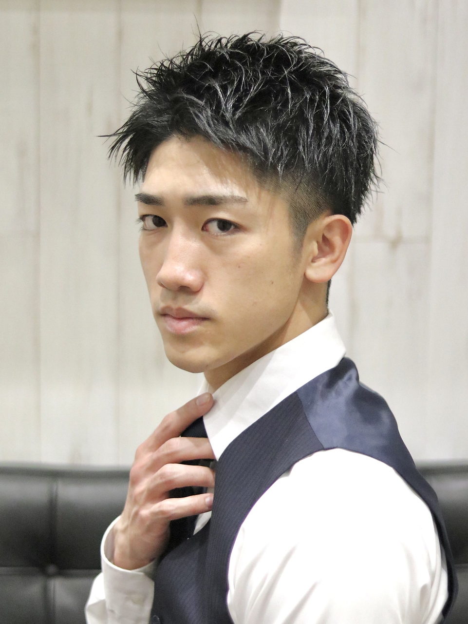 【ヨシザワ横浜】アップバングビジネスショート