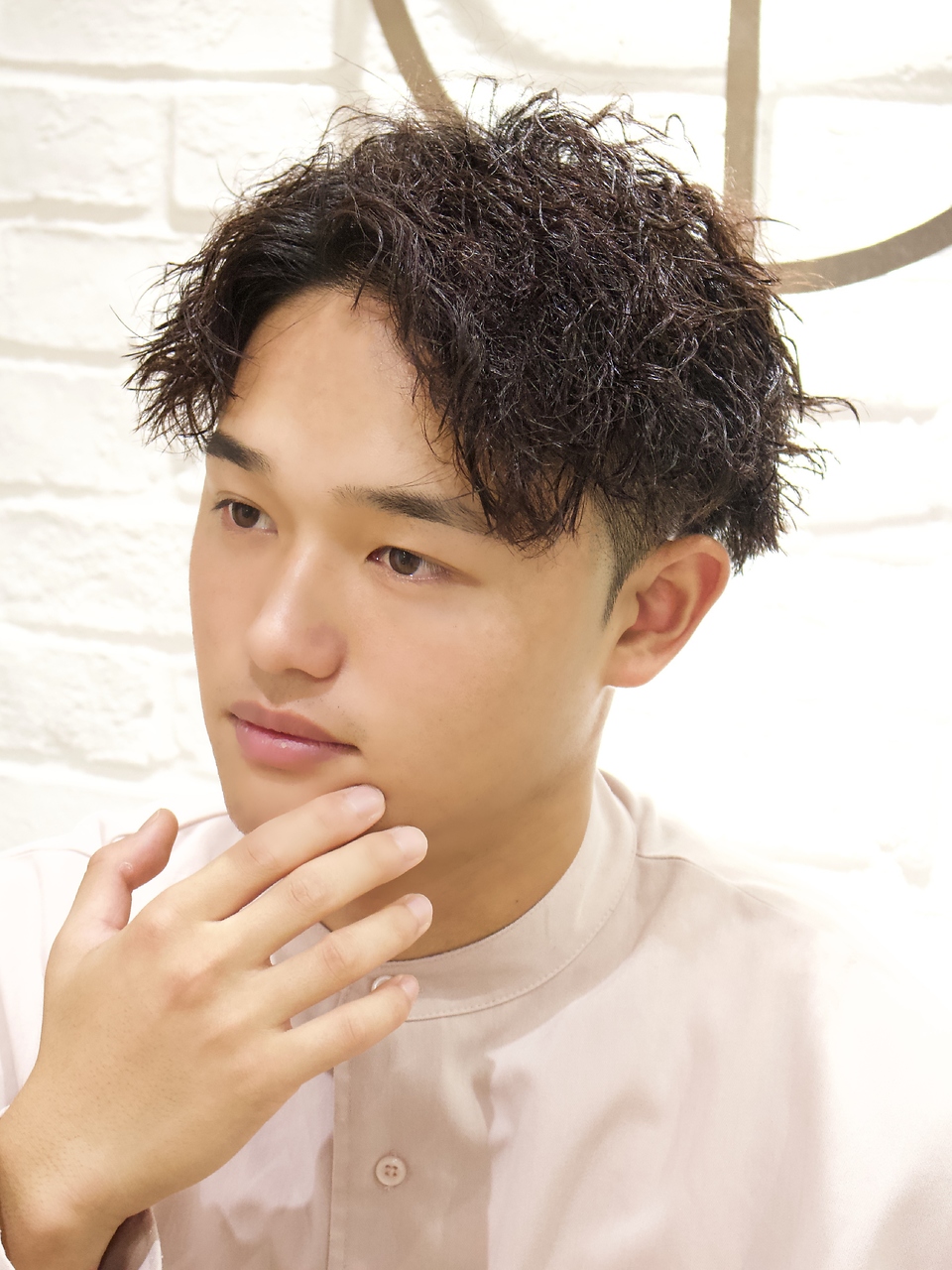 【ヨシザワ横浜】アップバングソフトツイストパーマ