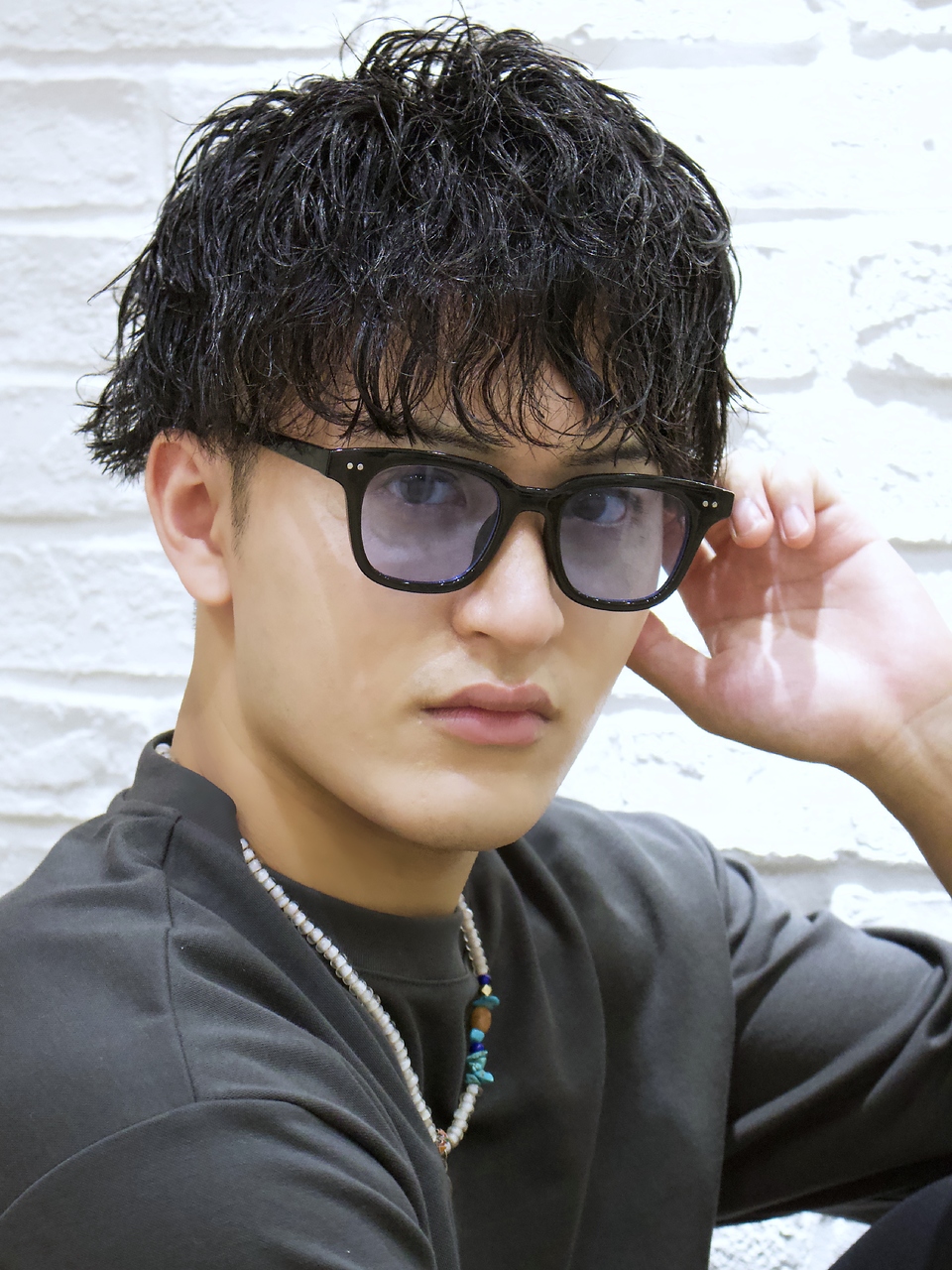 【ヨシザワ横浜】波打ちツイスパMIXマッシュショート