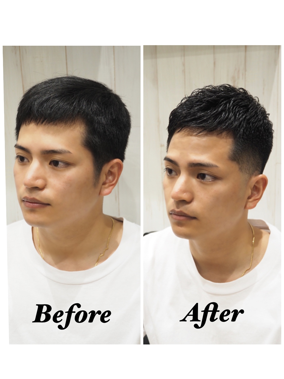 【ヨシザワ横浜】ビフォーアフタークロップフェード