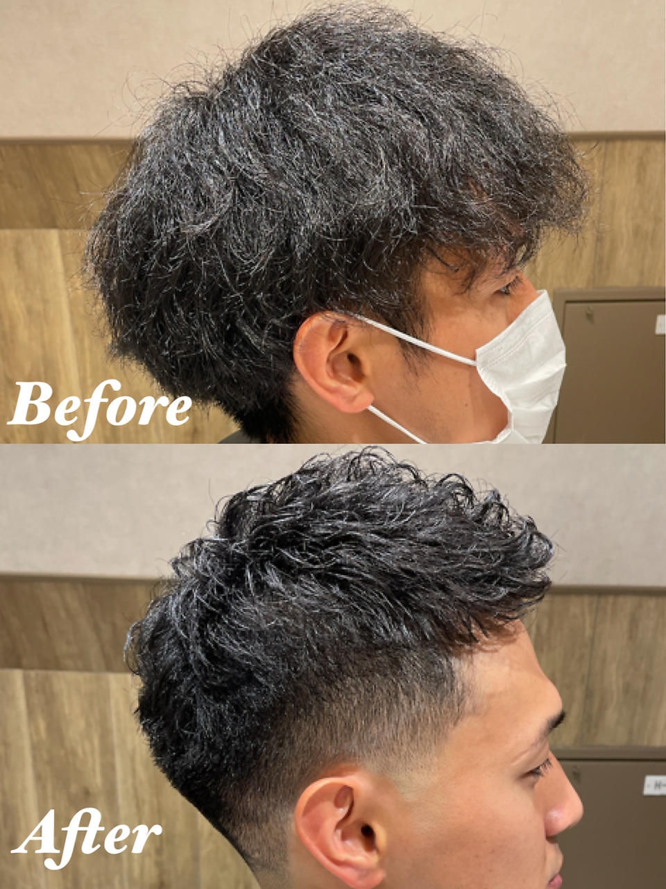 【ヨシザワ横浜】ビフォーアフタージェットモヒカンフェード