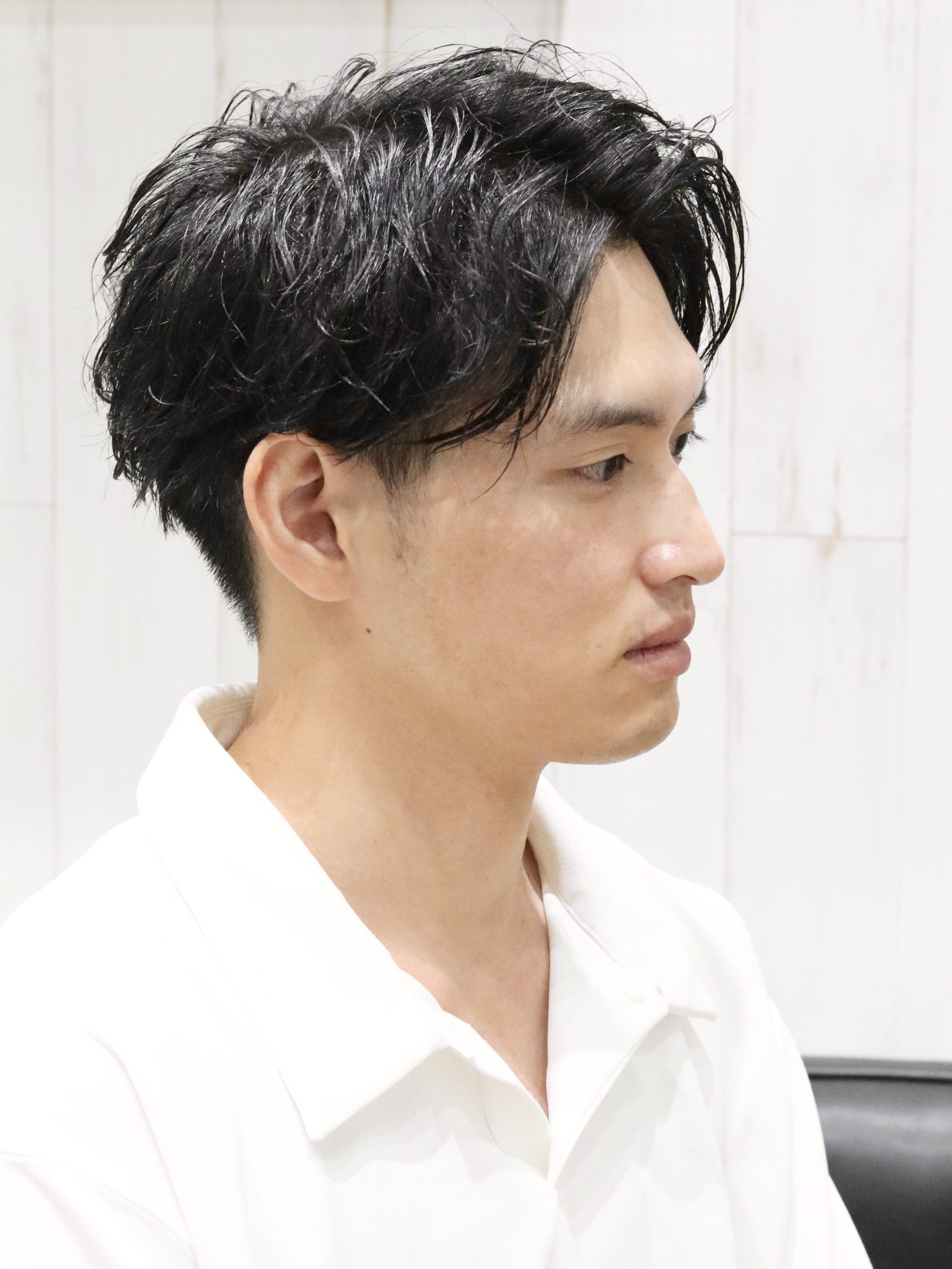 マッシュアップバングスパイラルパーマ