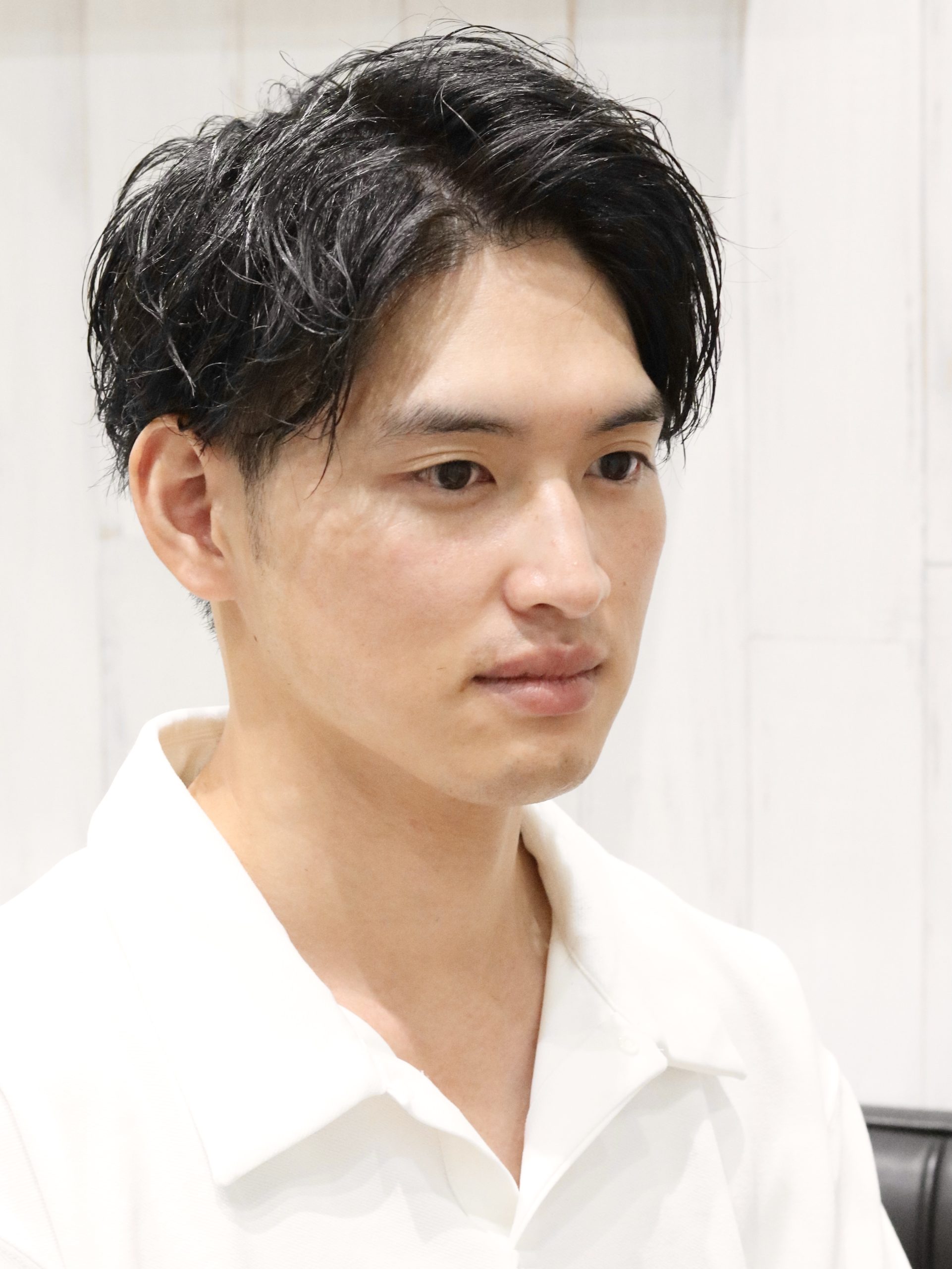 マッシュアップバングスパイラルパーマ