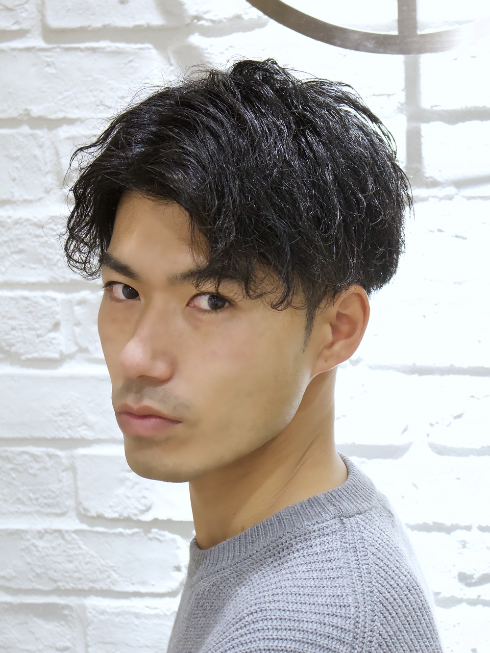 大人ナチュラルセンターパート