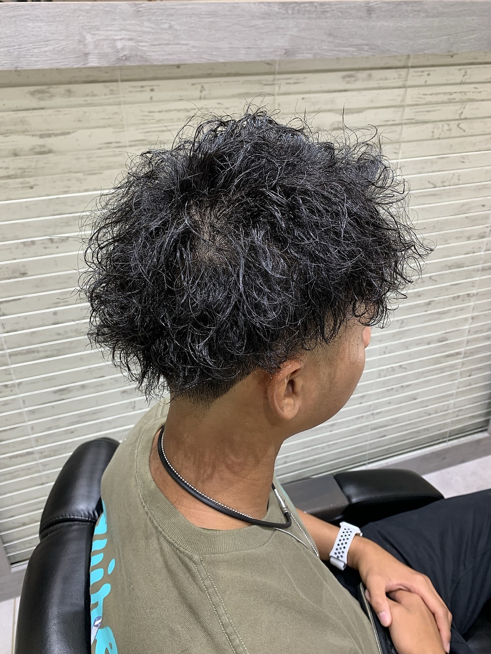 ちょい見せスキンフェードツイストスパイラル