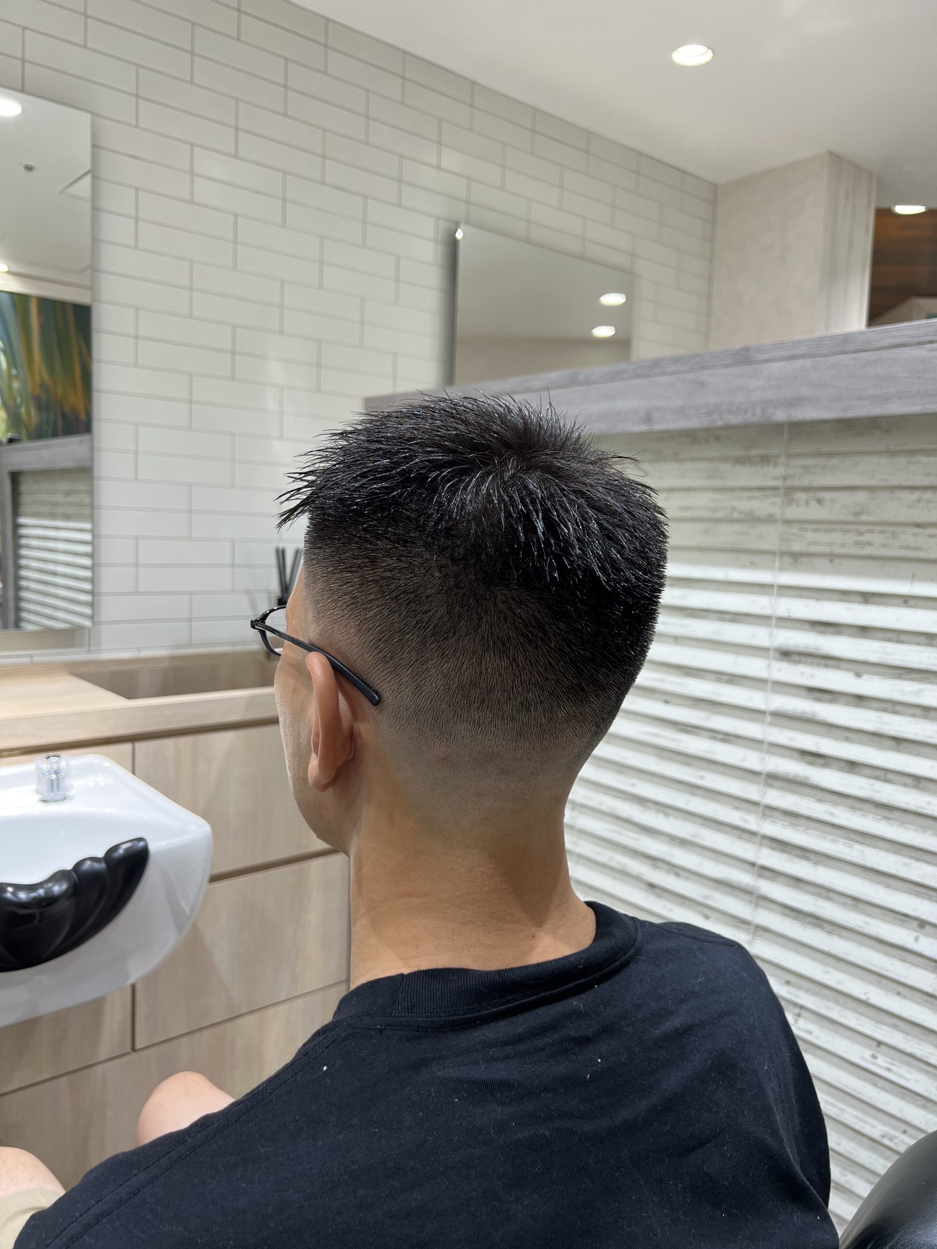 爽やかスキンフェードスタイル