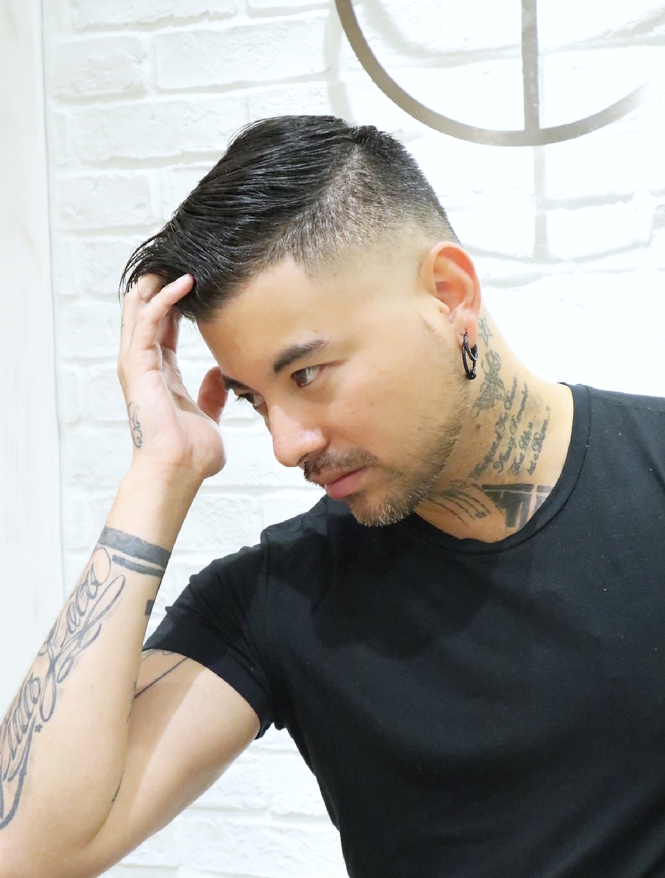 【ヨシザワ横浜】20代30代かきあげナチュラル刈り上げショート