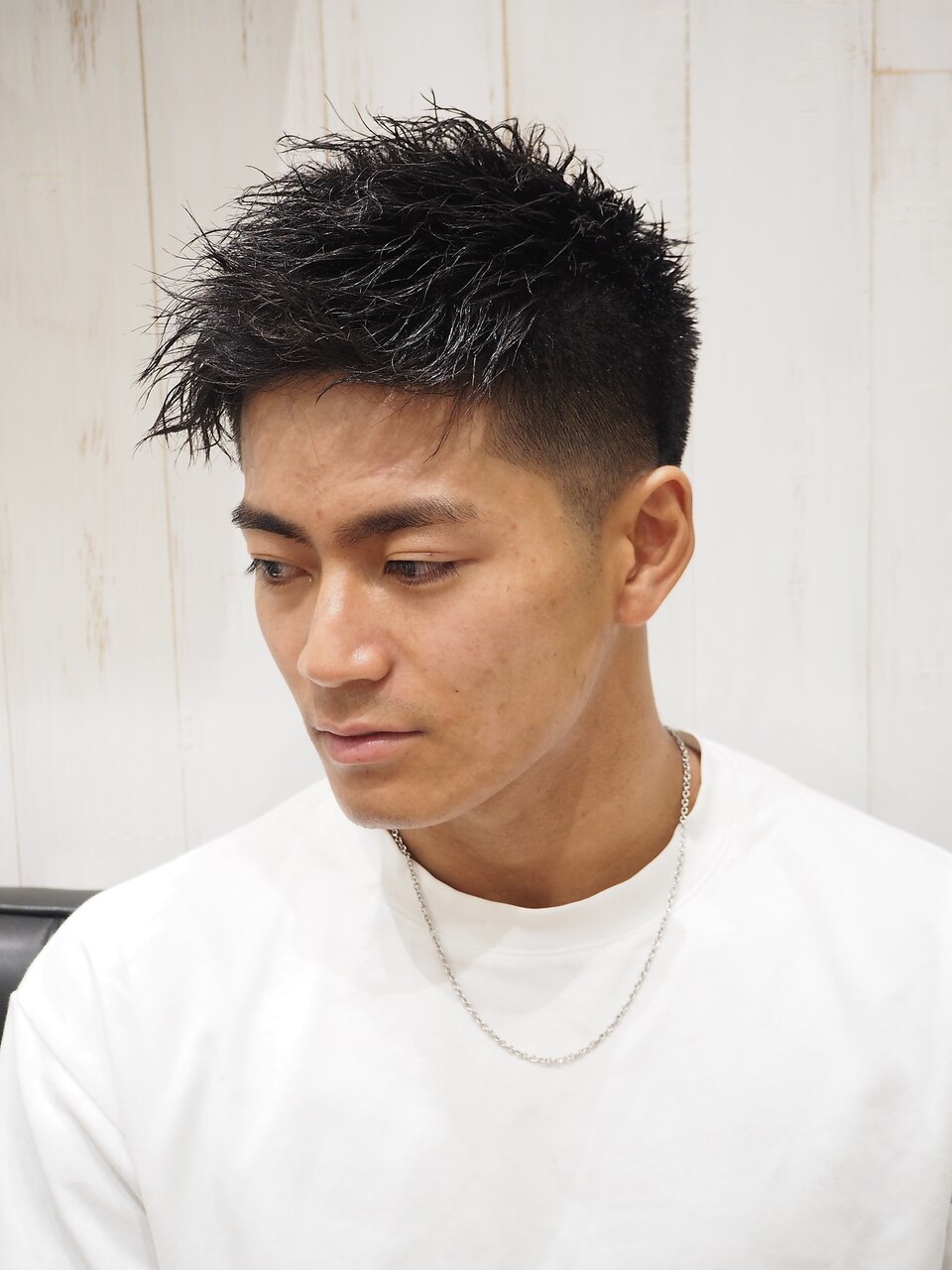 メンズ刈り上げフェザーアップ/フェード/ツイスパ/ビジネス