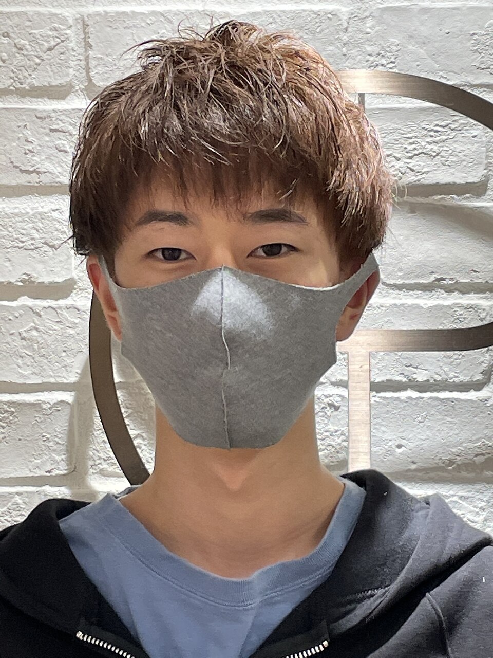 無造作マッシュカラー