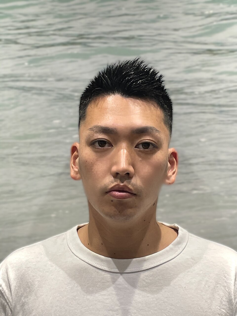 黒髪爽やかスキンフェード